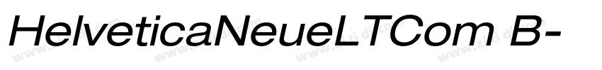 HelveticaNeueLTCom B字体转换